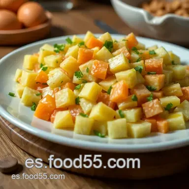 Ensaladilla Rusa Receta de la Abuela: &iexcl;Un Cl&aacute;sico Delicioso! Tarjeta de receta