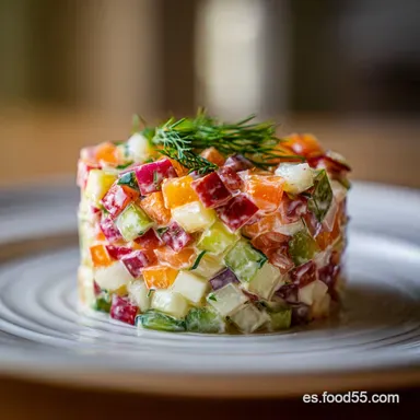 Ensaladilla Rusa Ingredientes para 4 Personas Tarjeta de receta