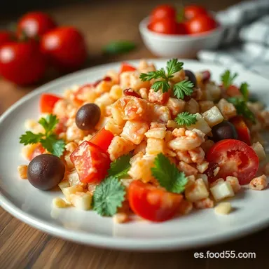 Ensaladilla Rusa Casera: &iexcl;Descubre c&oacute;mo se hace la ensaladilla! Tarjeta de receta
