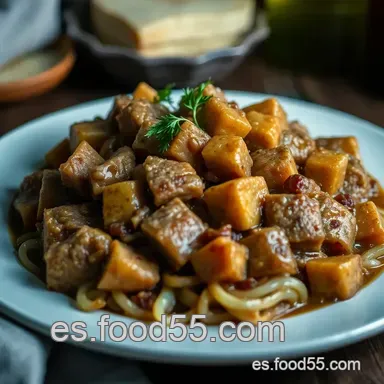 Estofado de Ternera de la Abuela: &iexcl;Receta Cl&aacute;sica y Reconfortante! Tarjeta de receta