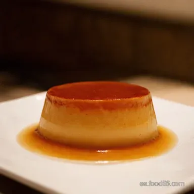 Flan de Cafe Receta El Secreto de la Abuela Revelado Tarjeta de receta