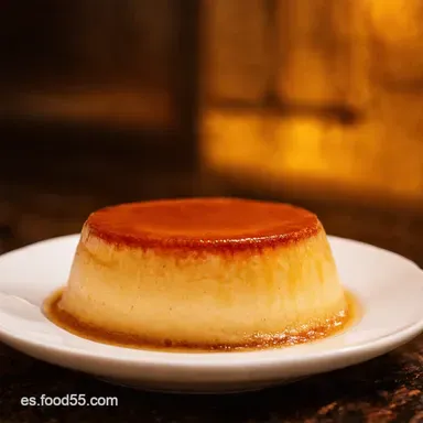 Flan de Caf&eacute; Cremoso El Postre Estrella de la Abuela Tarjeta de receta