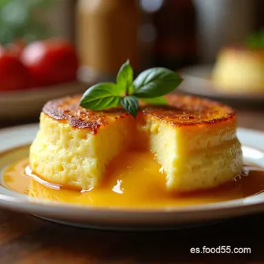Flan de Huevo Casero El Cl&aacute;sico Infalible de la Abuela Tarjeta de receta