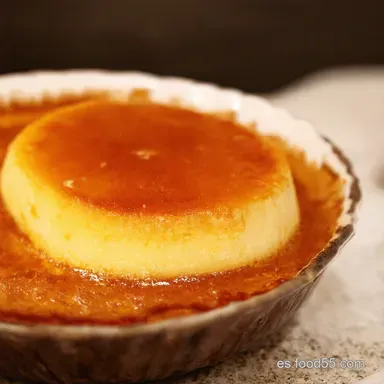 Flan de Huevo Casero Receta El Secreto de mi Abuela Tarjeta de receta