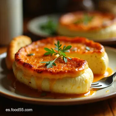 Receta Flan de Quesitos Casero Suave Dulce y Sin Horno Tarjeta de receta