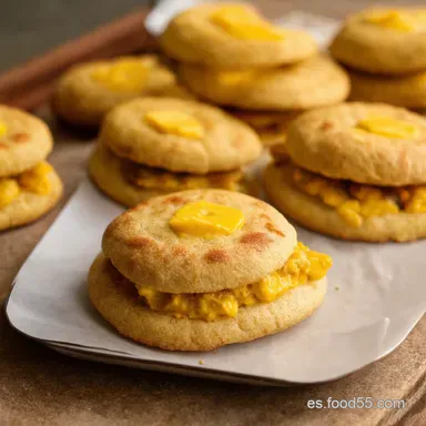 Galletas Gorditas con Mantequilla Tostada Receta Secreta Tarjeta de receta