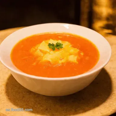 Gazpacho Manchego Aut&eacute;ntico Sabor de La Mancha en tu Mesa Tarjeta de receta