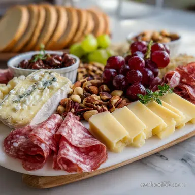 Tablas de Quesos: Crea la Charcuter&iacute;a Perfecta Hoy Tarjeta de receta