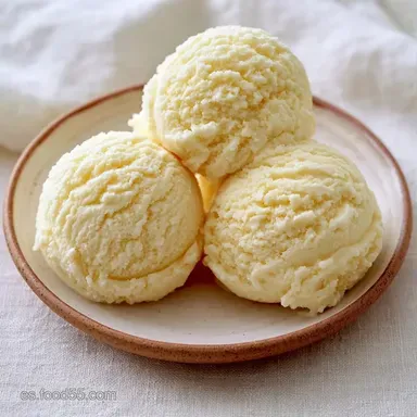 Helado Cremoso para 6 Personas Tarjeta de receta