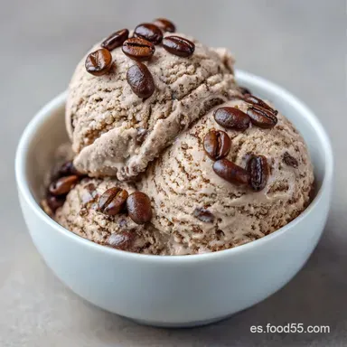 Helado De Caf&eacute; Con Leche Condensada Tarjeta de receta