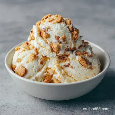 Helado De Galleta Cremoso Para 6 Personas Tarjeta de receta