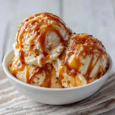 Helado Dulce de Leche con Yogur Griego Tarjeta de receta