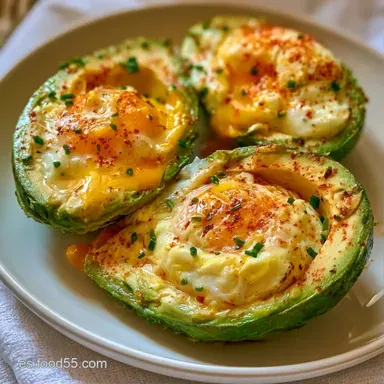 Huevos Con Aguacate en 17 Minutos Tarjeta de receta