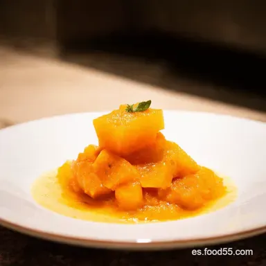 Naranja Confitada Casera Un Tesoro de Sabor Tarjeta de receta
