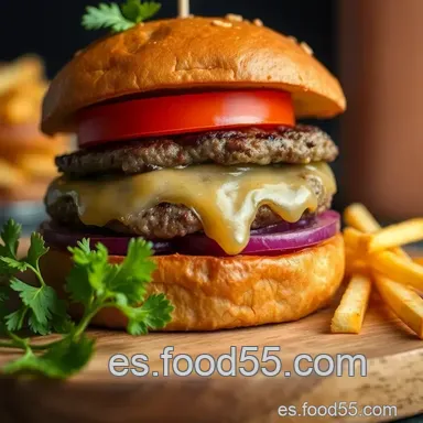 Hamburguesa Receta: &iexcl;Mi Secreto para la Jugosa Perfecta! Tarjeta de receta