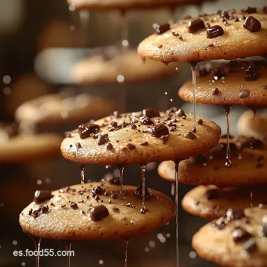 Receta de Cookies Blandas con Chispas El Secreto para una Textura Perfecta Tarjeta de receta