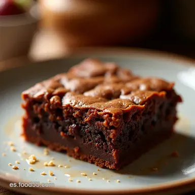 Los Brownies M&aacute;s Fudgy La Receta Definitiva de Tu Vida Tarjeta de receta