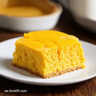 Flotatina de Mango y Biscoff Sin Horno 4 Ingredientes Tarjeta de receta