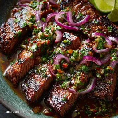 Marinada para Carne Asada: El Secreto del Chef para Sabor &Uacute;nico Tarjeta de receta