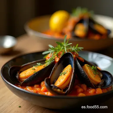 Mejillones a la Marinera Receta Tradicional Gallega y F&aacute;cil Tarjeta de receta