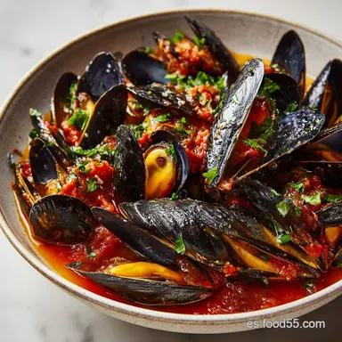 Mejillones a la Marinera: Receta Paso a Paso Tarjeta de receta