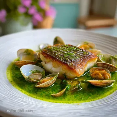 Merluza con Almejas F&aacute;cil y R&aacute;pida en 35 Minutos Tarjeta de receta
