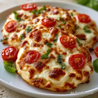 Mini Pizzas De Verano Con Tomate Cherry Tarjeta de receta
