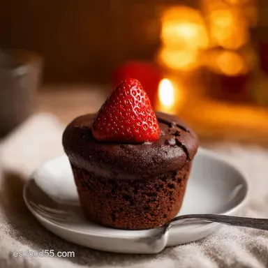 Mug Cakes Chocolate Fresa Chocolate Strawberry Mug Cakes BAKE en Minutos Tarjeta de receta