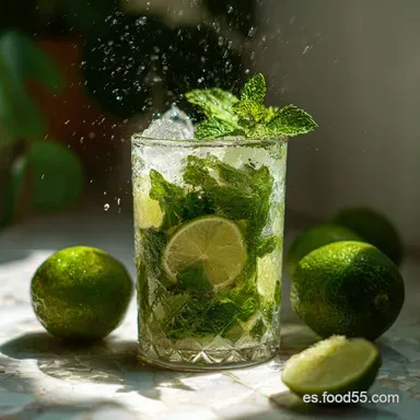 Mojito: Receta F&aacute;cil Casera en 5 Minutos Tarjeta de receta