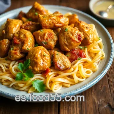 Muslos de Pollo a la Riojana: &iexcl;Receta Casera F&aacute;cil! Tarjeta de receta
