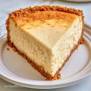 New York Cheesecake Clásico Cremoso Tarjeta de receta