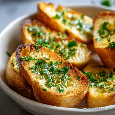 Pan con ajo en 25 Minutos: Coraz&oacute;n Tierno y Bordes Crujientes Tarjeta de receta