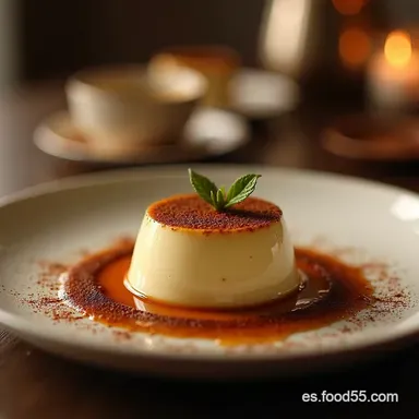 Receta de Panna Cotta de Caf&eacute; F&aacute;cil Cremosa y con Alma Italiana Tarjeta de receta