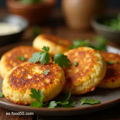 Receta Panqueques de Avena y Pl&aacute;tano Esponjosos Sin Az&uacute;car Tarjeta de receta