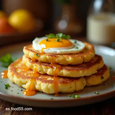 Panqueques de Avena Veganos Esponjosos Receta F&aacute;cil y Saludable Tarjeta de receta