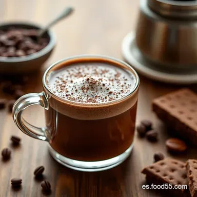 Mi Secreto Famous Paris Hot Chocolate Recipe De Cafeter&iacute;a Tarjeta de receta