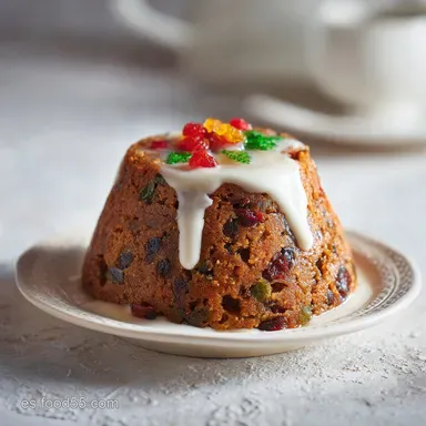 Pastel de Especias Navide&ntilde;o: Bizcocho H&uacute;medo para 12 Personas Tarjeta de receta