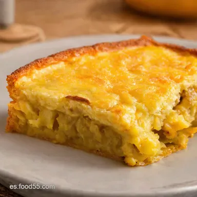 Pastel de Patata y Pollo con Puerro Receta de la Abuela Tarjeta de receta