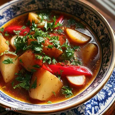 Patatas a la Riojana Tradicional Ready in 30 Min Tarjeta de receta