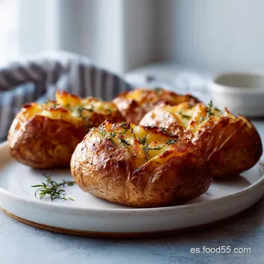 Patatas al Horno: Crispy Baked Potatoes Ready in 30 Min Tarjeta de receta
