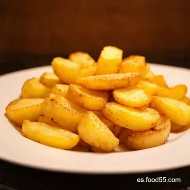 Patatas Fritas al Horno Crujientes Sin Fre&iacute;r y Deliciosas Tarjeta de receta