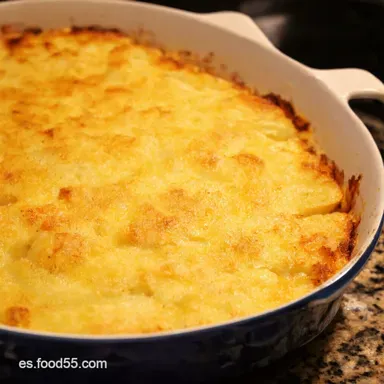 Patatas Gratinadas Receta F&aacute;cil y Cremosa Como las de la Abuela Tarjeta de receta