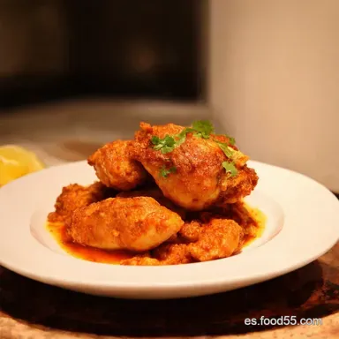 Pica Pollo Crujiente Receta Dominicana Aut&eacute;ntica Tarjeta de receta
