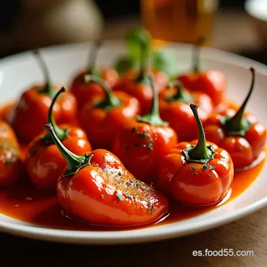 Pimientos del Piquillo Rellenos Receta F&aacute;cil y Deliciosa Tarjeta de receta