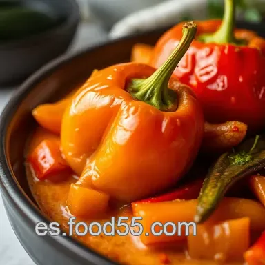 Asar Pimientos en el Horno: &iexcl;Receta F&aacute;cil y con Sabor! Tarjeta de receta