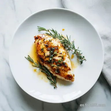 Receta de Pollo a la Buena en 40 Minutos Tarjeta de receta