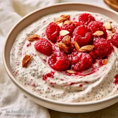 Pudding De Chía con Leche de Coco Tarjeta de receta
