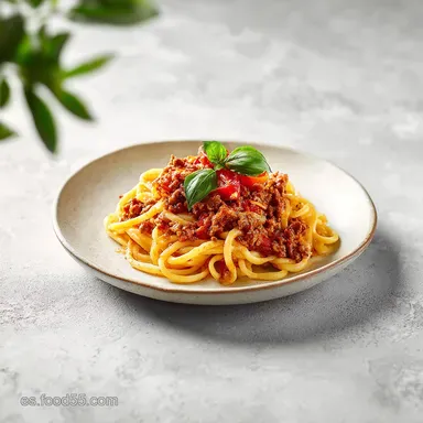 Rag&uacute; de Ternera Tradicional para 5 Raciones Tarjeta de receta