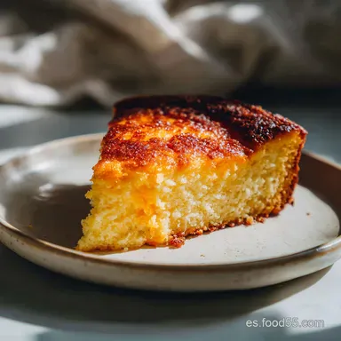 Receta Bizcocho Yogur F&aacute;cil para 8 Raciones Tarjeta de receta