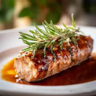 Receta Solomillo de Cerdo: Listo en 30 Minutos Tarjeta de receta